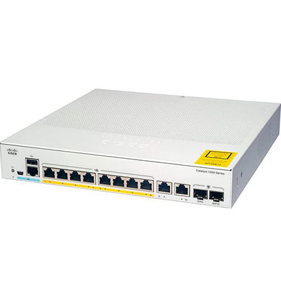 Conmutador óptico industrial C1000-8P-2G-L 8 x 10 100 1000 puertos Ethernet PoE+