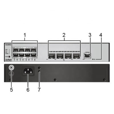 S5735-L8T4S-A1 Tarjeta Gigabit Ethernet Nic 8x 10 100 1000Base-T 4 Gigabit SFP